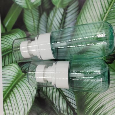 Os cuidados pessoais 60ml azul transparente Petg engarrafam o pulverizador ultra fino