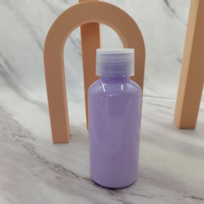 Azul claro roxo do rosa da garrafa da bomba do animal de estimação de Skincare 75ml da série do grupo do curso - luz verde -