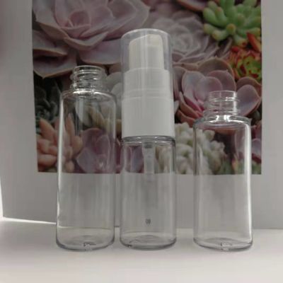 Cor clara da parede grossa redonda da garrafa do pulverizador do animal de estimação do pescoço 20mm de 30ml 1.06oz