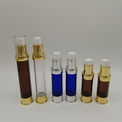 O atuador 15ml da loção, 20ml, 30ml metalizou para a garrafa mal ventilada plástica do soro da loção
