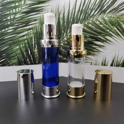 O atuador 15ml da loção, 20ml, 30ml metalizou para a garrafa mal ventilada plástica do soro da loção