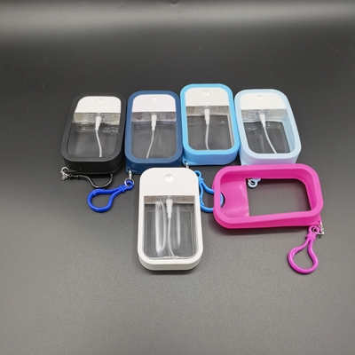 45ml garrafa de Petg da altura 101 do pulverizador do cartão de crédito do diâmetro 58*17 com luva do silicone