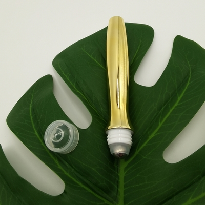 rolo da garrafa do creme do olho 15ml em uma cor de aço inoxidável do ouro da bola 304
