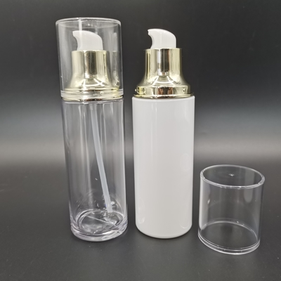 Garrafa da bomba 100ml Petg da loção do tampão do as ou do Abs para produtos de cabelo de creme faciais