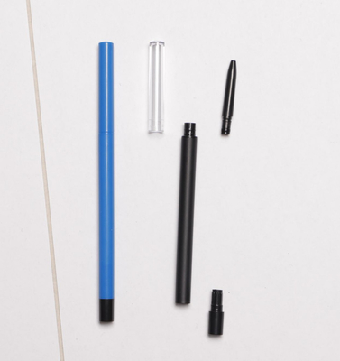 Recipiente plástico magro vazio de enchimento da composição do diâmetro 6mm da altura 123mm do estilo do lápis de sobrancelha da capacidade 0.08g