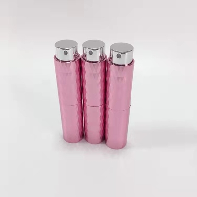 A tampa 8ML de alumínio personalizou a garrafa de vidro recarregável luxuosa do pulverizador de perfume do projeto