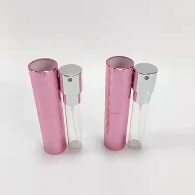 A tampa 8ML de alumínio personalizou a garrafa de vidro recarregável luxuosa do pulverizador de perfume do projeto