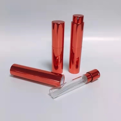 garrafa de perfume de alumínio de 10ml Shell Glass Bottle Luxury Refillable