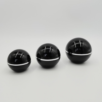 Forma cosmética acrílica de empacotamento da bola do frasco do recipiente 15g 30g 50g do creme de cara dos cuidados com a pele