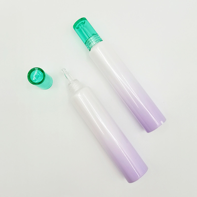 Diâmetro vazio personalizado 25mm do tampão do espaço livre dos tubos 20ml 40ml do aperto da cor para o gel do olho